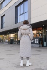 Зимнее пальто Mila Nova ПВ-358 серый — изображение 3