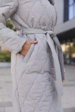 Зимнее пальто Mila Nova ПВ-358 серый — изображение 6