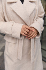 Демисезонное пальто MilaNova ПВ-359 молоко — изображение 4