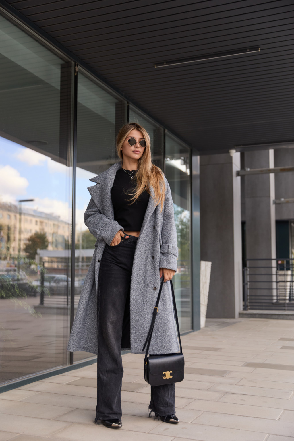 Демисезонное пальто MilaNova  ПВ-359 серый — изображение 2