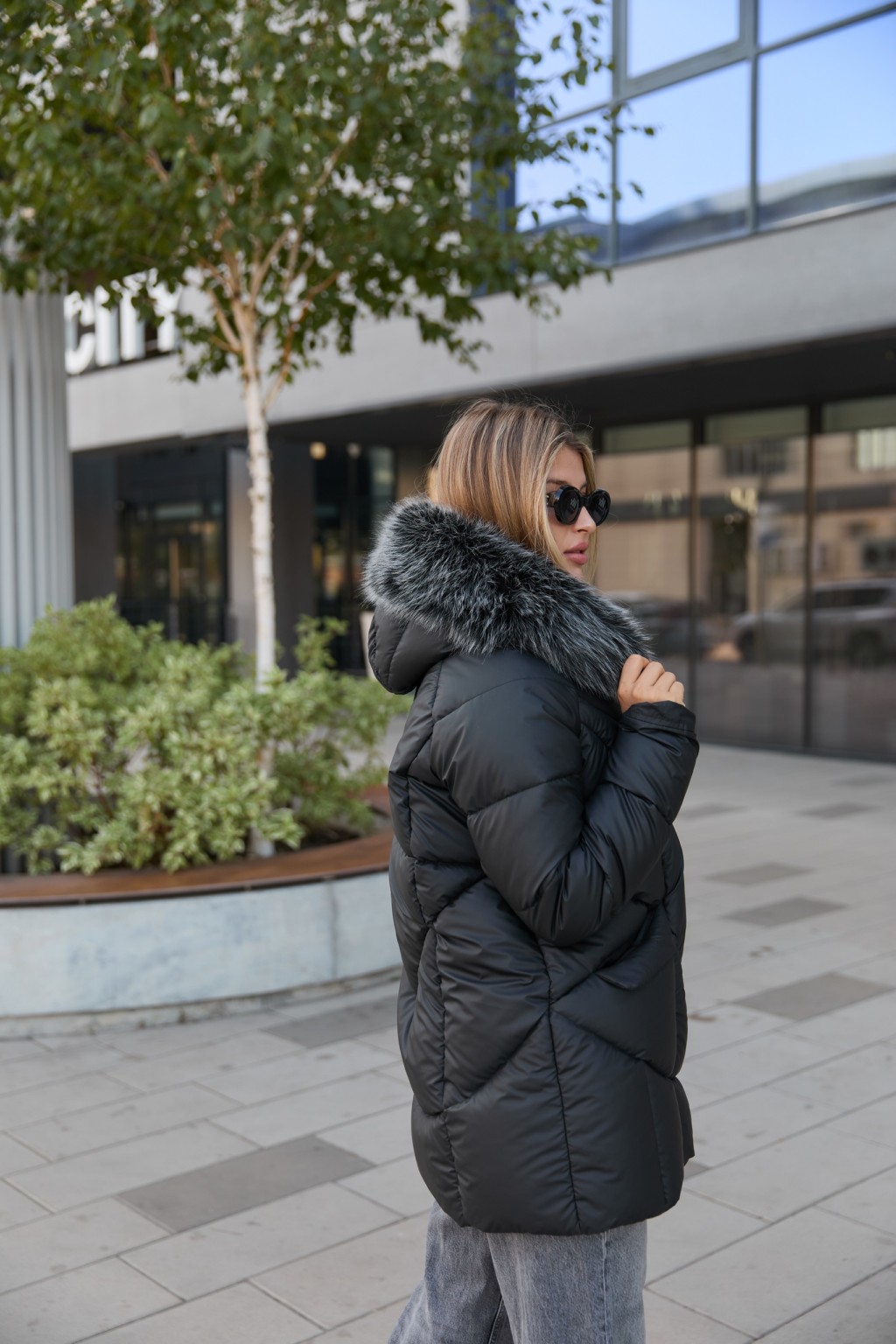 Зимняя куртка Mila Nova  К-329 черный — изображение 3