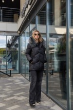 Зимняя куртка Mila Nova К-344 черный