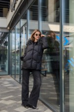 Зимняя куртка Mila Nova К-344 черный — изображение 7