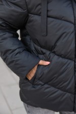 Зимняя куртка Mila Nova К-350 черный — изображение 4