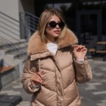 Зимняя куртка Mila Nova К-350 кемел