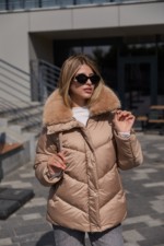 Зимняя куртка Mila Nova К-350 кемел