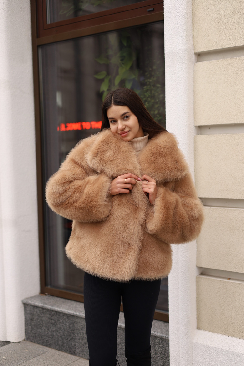 Зимняя шуба Mila Nova ПВ-344кемел — изображение 1