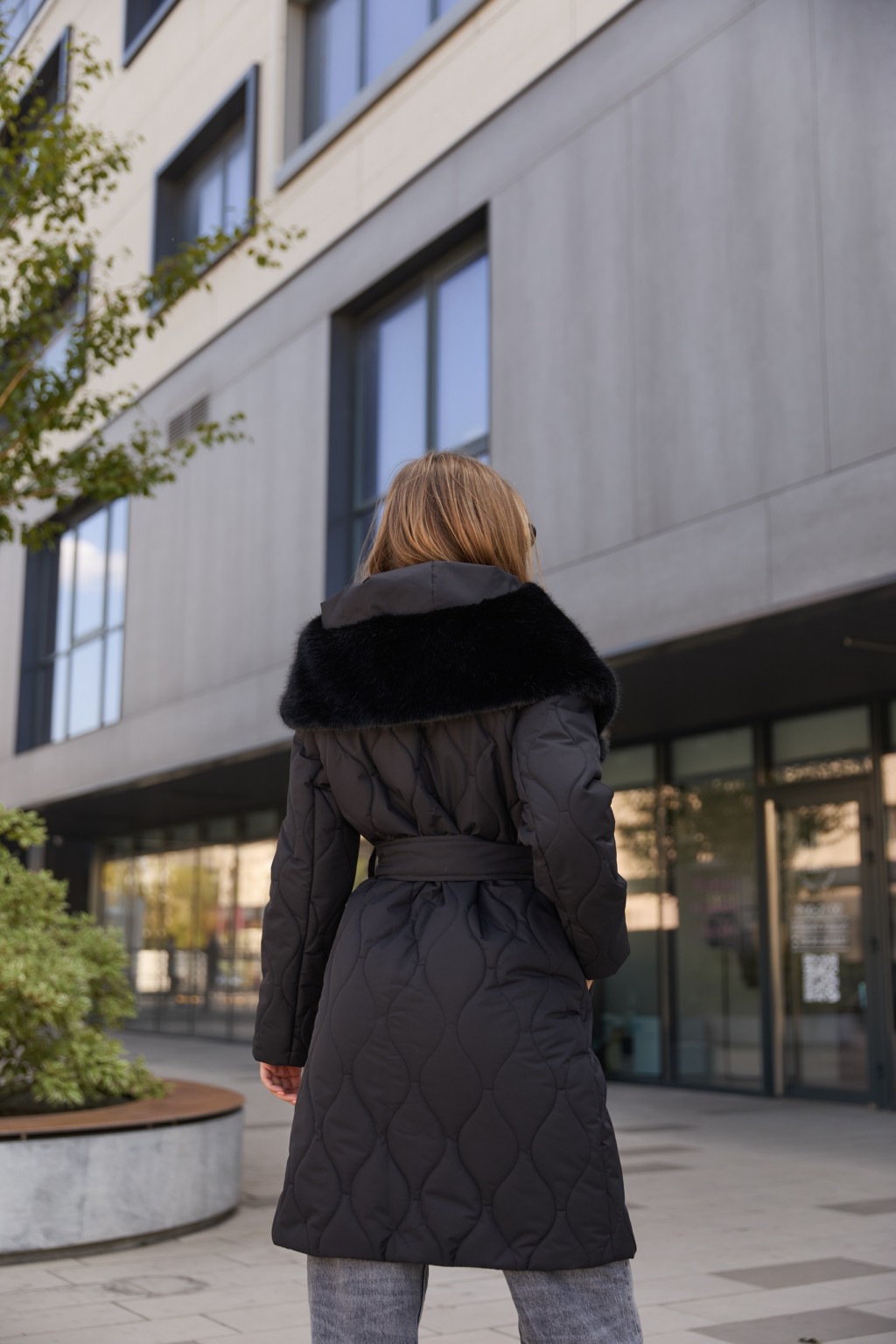 Зимнее пальто Mila Nova ПВ-360 черный — изображение 8