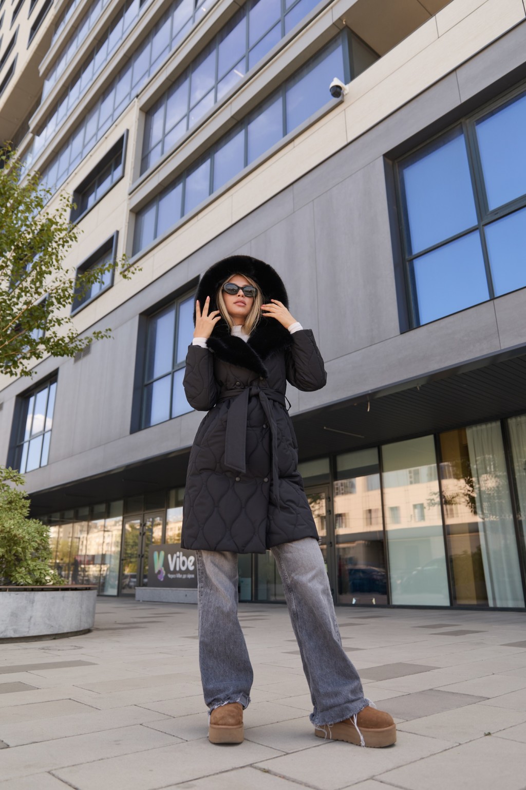 Зимнее пальто Mila Nova ПВ-360 черный — изображение 1