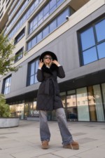 Зимнее пальто Mila Nova ПВ-360 черный