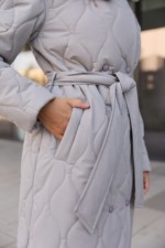 Зимнее пальто Mila Nova ПВ-360 серый — изображение 3