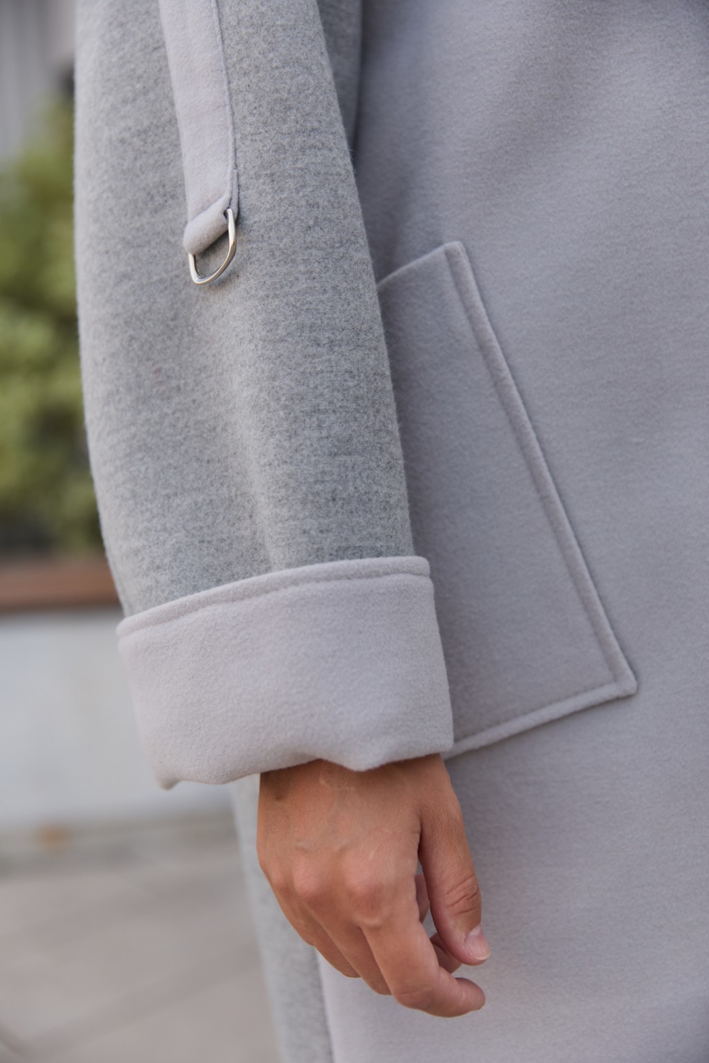 Демисезонное пальто Mila Nova ПВ-364 серый — изображение 6