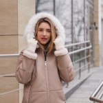 Зимняя дубленка MilaNova  капучино