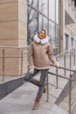 Зимняя дубленка MilaNova  капучино — изображение 5