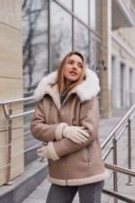 Зимняя дубленка MilaNova  капучино — изображение 4