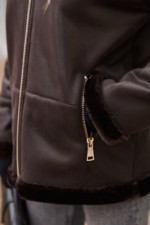 Зимняя дубленка MilaNova Д-224 шоколадный — изображение 7