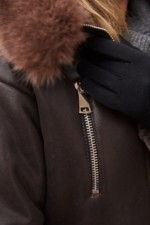 Зимняя дубленка MilaNova Д-224 шоколадный — изображение 8
