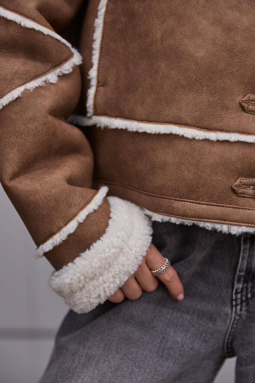 Зимняя дубленка Mila Nova Д-228 кемел — изображение 7