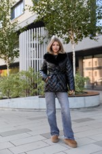 Зимняя куртка Mila Nova К-328 черный