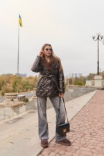 Зимняя куртка Mila Nova К-328 кап  шоколадный