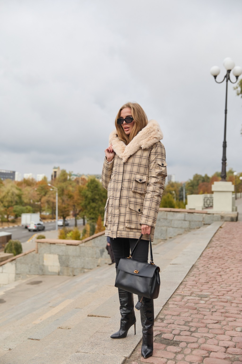 Зимняя куртка-парка К-342 бежевый — изображение 3