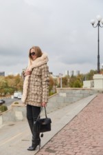 Зимняя куртка-парка К-342 бежевый — изображение 5