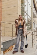 Зимняя куртка-парка К-342 капучино — изображение 6