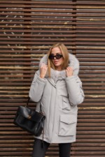 Зимняя куртка-парка К-342 серый — изображение 6