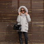 Зимняя куртка-парка К-342 серый