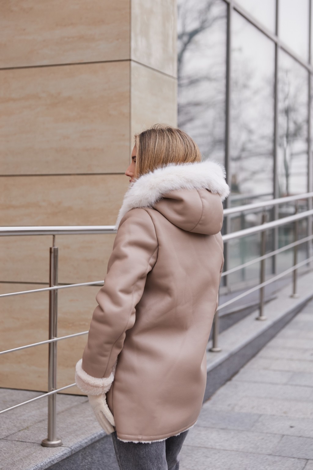 Зимняя Дубленка MilaNova Д-236  капучино — изображение 7