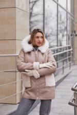 Зимняя Дубленка MilaNova Д-236  капучино — изображение 3