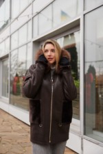 Зимняя Дубленка MilaNova Д-236  шоколадный