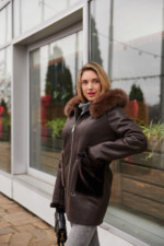 Зимняя Дубленка MilaNova Д-236  шоколадный — изображение 8