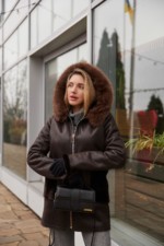 Зимняя Дубленка MilaNova Д-236  шоколадный — изображение 4