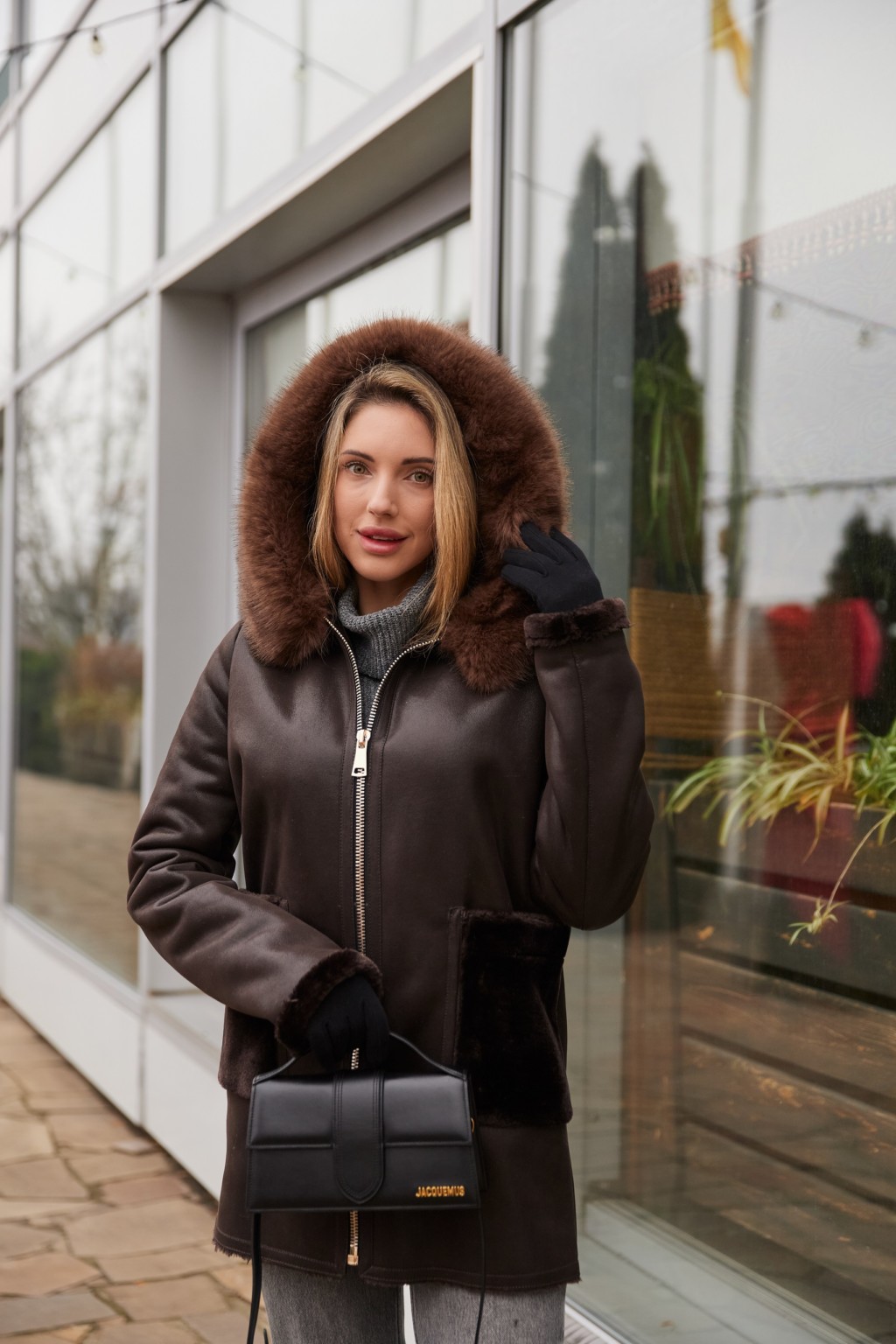 Зимняя Дубленка MilaNova Д-236  шоколадный — изображение 2