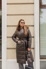 Зимнее пальто Mila Nova ПВ-331шоколадный — изображение 5