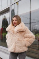Зимняя шуба Mila Nova ПВ-344персиковый — изображение 6