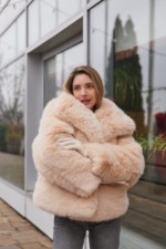 Зимняя шуба Mila Nova ПВ-344персиковый — изображение 2
