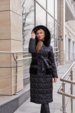 Зимнее пальто ПВ-365 черный — изображение 4