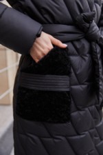 Зимнее пальто ПВ-365 черный — изображение 9