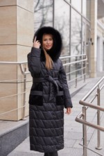 Зимнее пальто ПВ-365 черный — изображение 5