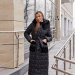 Зимнее пальто ПВ-365 черный