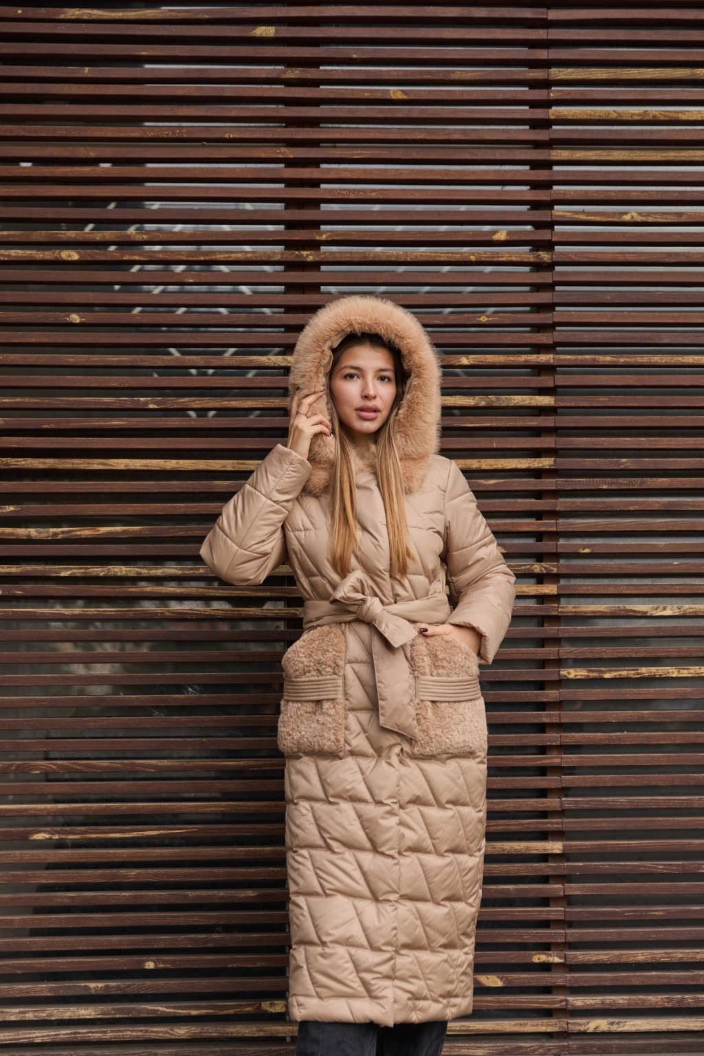 Зимнее пальто ПВ-365 кемел — изображение 2