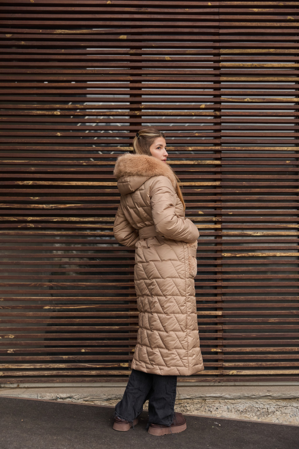 Зимнее пальто ПВ-365 кемел — изображение 3