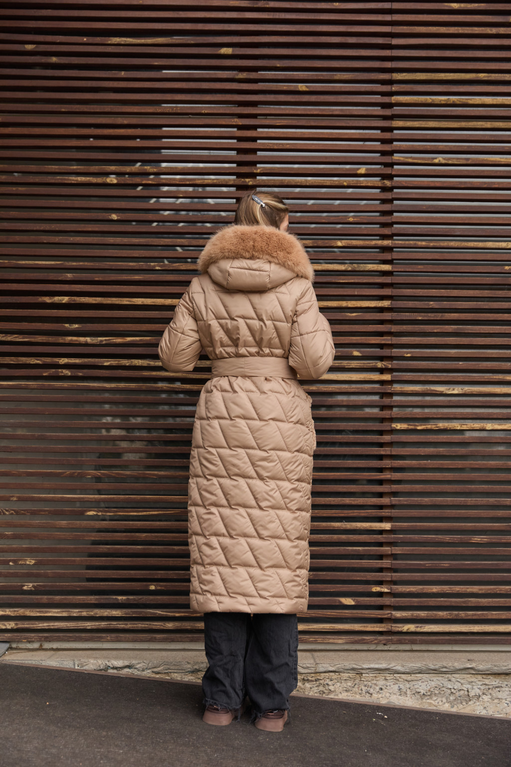 Зимнее пальто ПВ-365 кемел — изображение 6