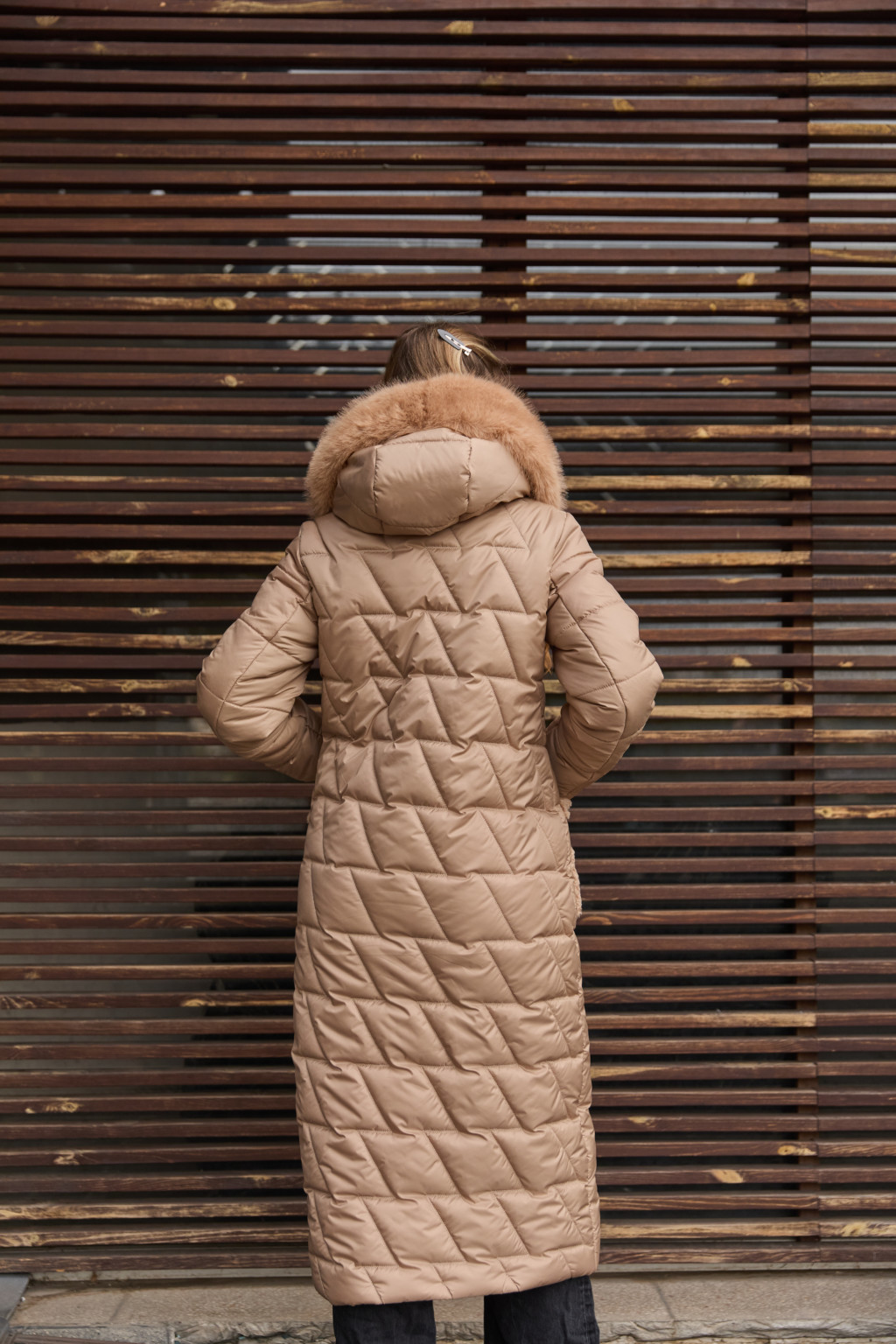 Зимнее пальто ПВ-365 кемел — изображение 4