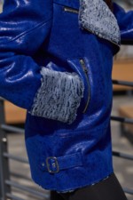 Зимняя дубленка Mila Nova Д-190 электрик — изображение 6