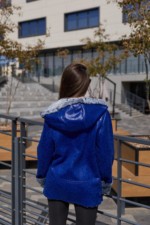 Зимняя дубленка Mila Nova Д-190 электрик — изображение 5