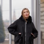 Зимняя дубленка Mila Nova Д-209 м черный