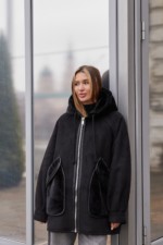 Зимняя дубленка Mila Nova Д-209 м черный — изображение 4